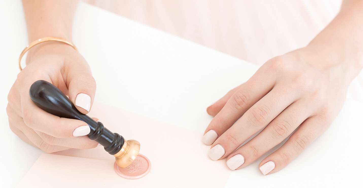 a calm, premium detail setting the tone at the moment of signing up