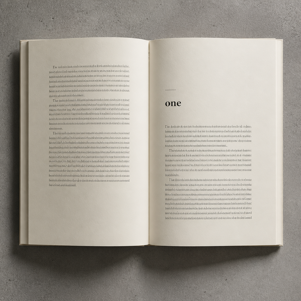 real interior pages of the book, reducing friction by showing what you receive